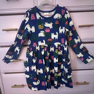 Hanna Andersson Play Dress- Cat Print